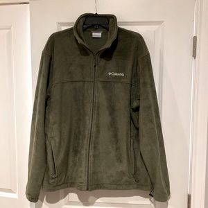 Men’s XL Green Columbia Fleece Jacket